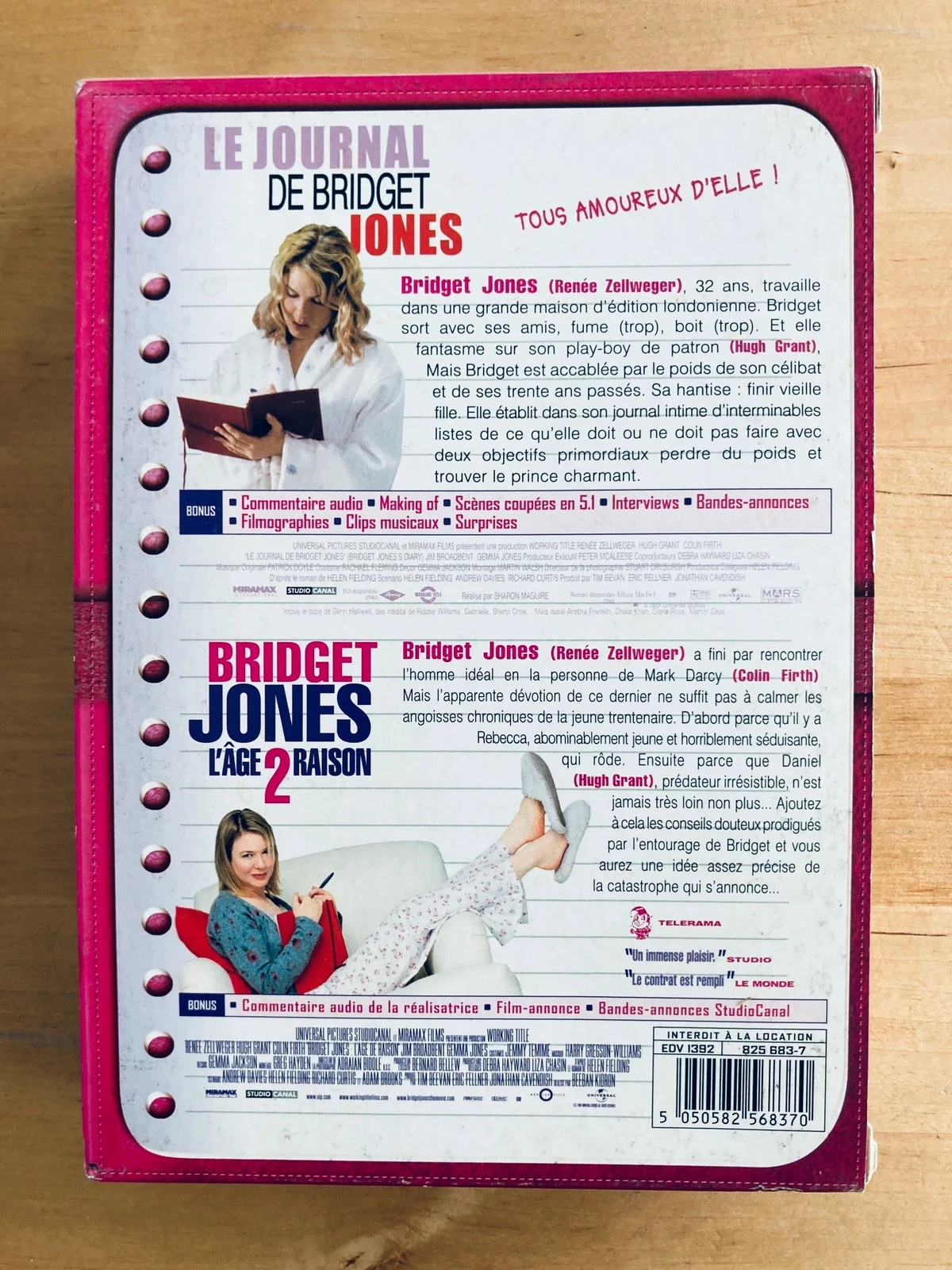 Coffret 2 DVD Bridget Jones. – photo 2
